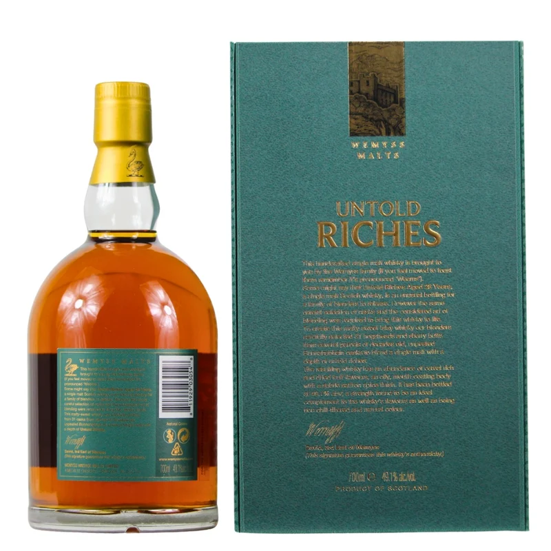 Bunnahabhain 28 Jahre Untold Riches Wemyss Malts 49,1% 0,7l