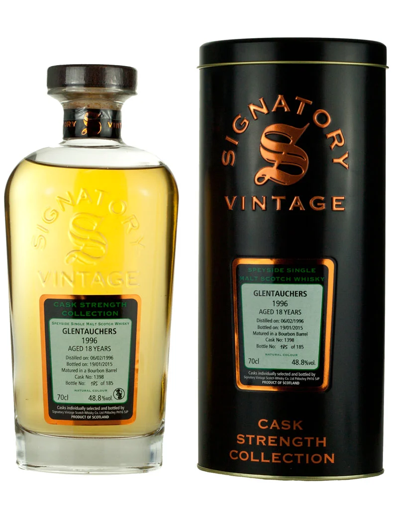 Glentauchers 18 Year Old 1996 Signatory