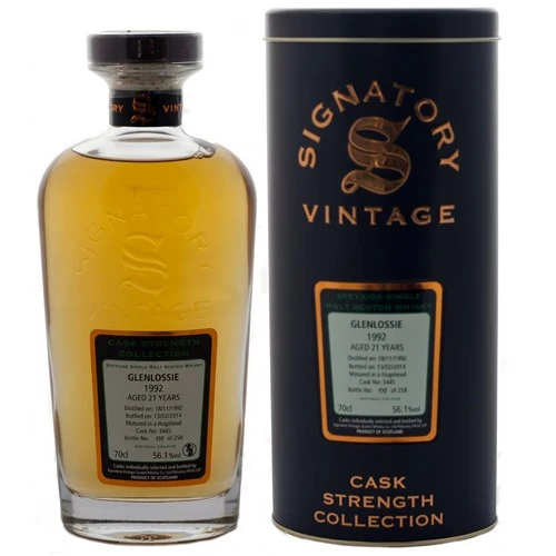 Glenlossie 21 Year Old 1992 Signatory