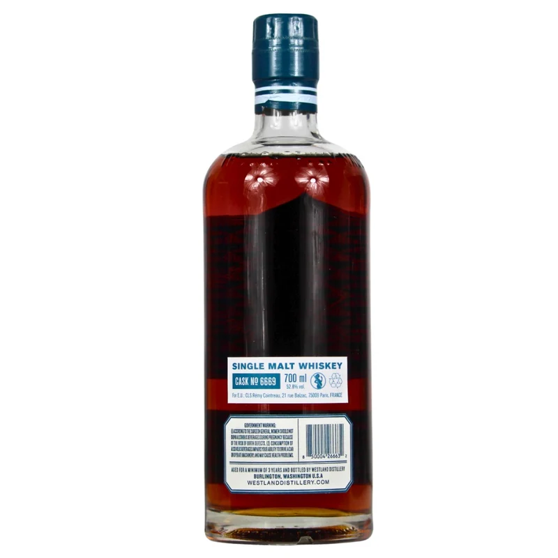 Westland 7 Jahre Single Cask #6669 American Single Malt 52,8% 0,7l