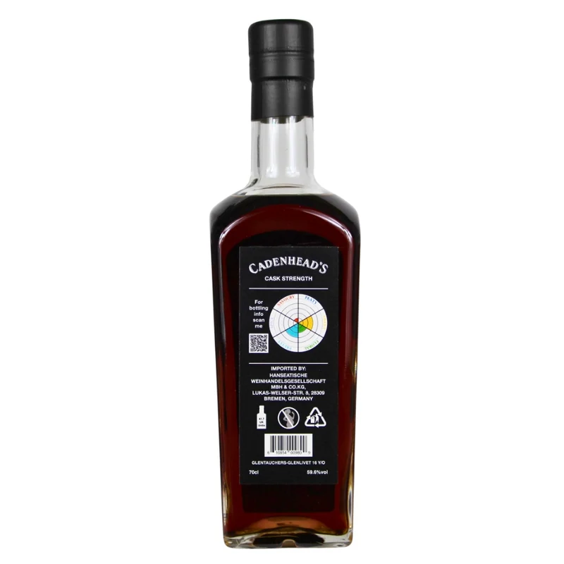 Glentauchers 16 Jahre Chairman's Stock Cask Strength Cadenhead's 59,6% 0,7l