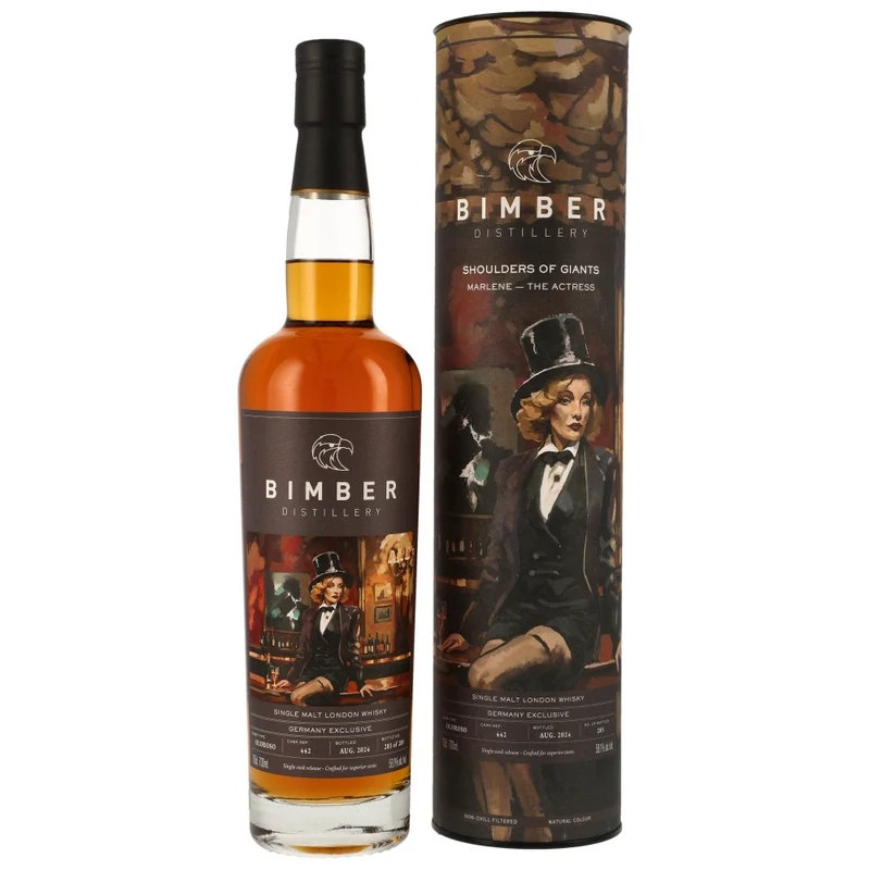 Bimber Shoulders of Giants 2024 Marlene Dietrich Cask #442 58,1% 0,7l