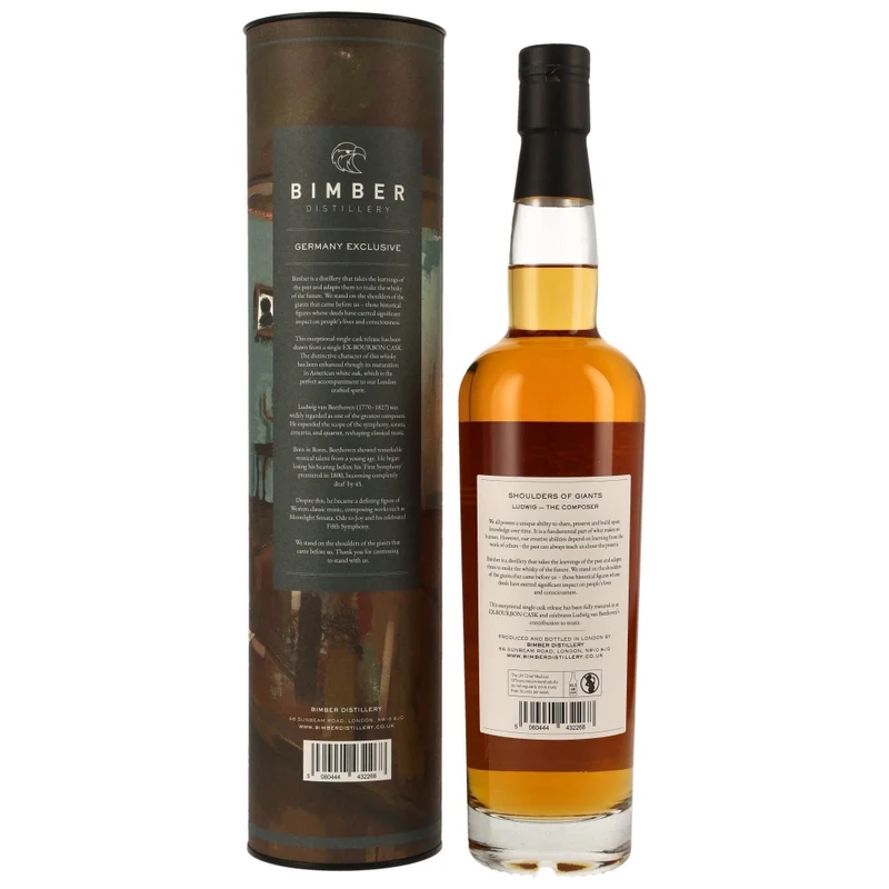 Bimber Shoulders of Giants 2024 Ludwig van Beethoven Cask #402 58,7% 0,7l