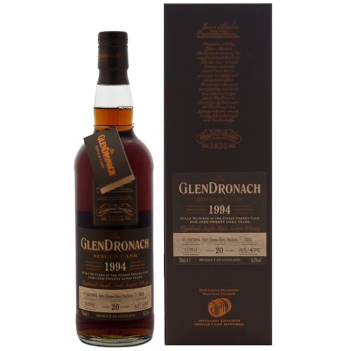 Glendronach 20 Year Old Batch 11 Cask #3201
