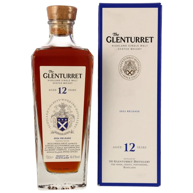 Glenturret 12 Jahre 2024 Release 46,4% 0,7l