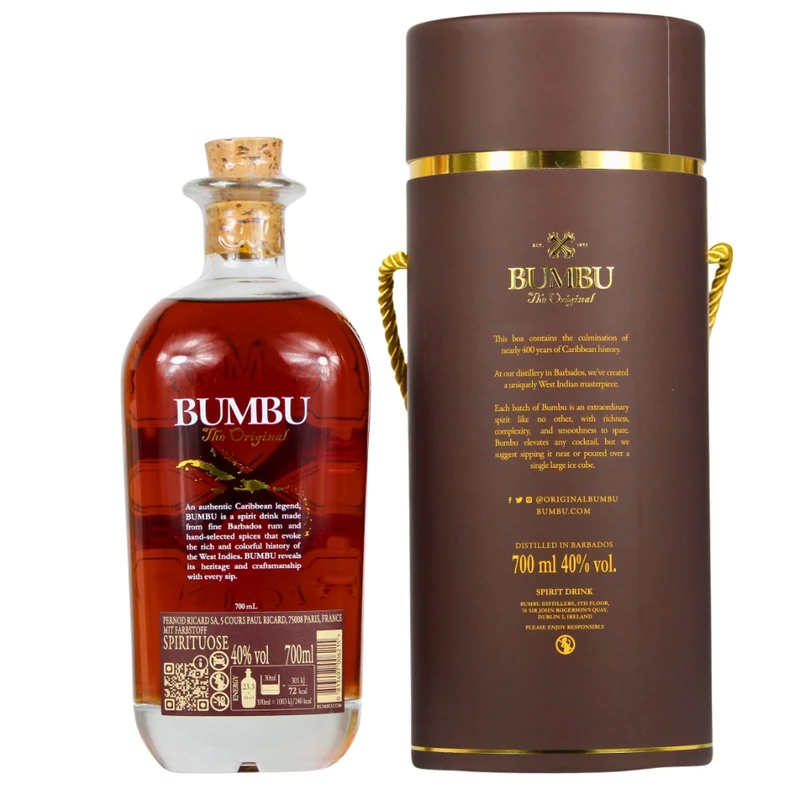 Bumbu Rum The Orginal mit Umverpackung 40% 0,7l