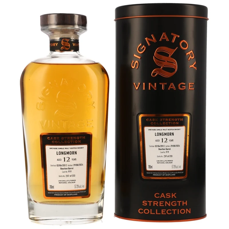 Longmorn 12 Jahre 2012/2024 Bourbon Barrel #919 SV 57,3% 0,7l