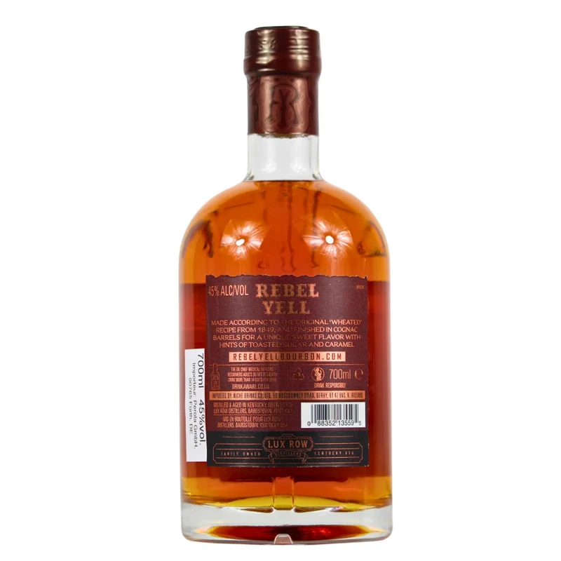 Rebel Yell Bourbon Finished in Cognac Barrels 45% 0,7l