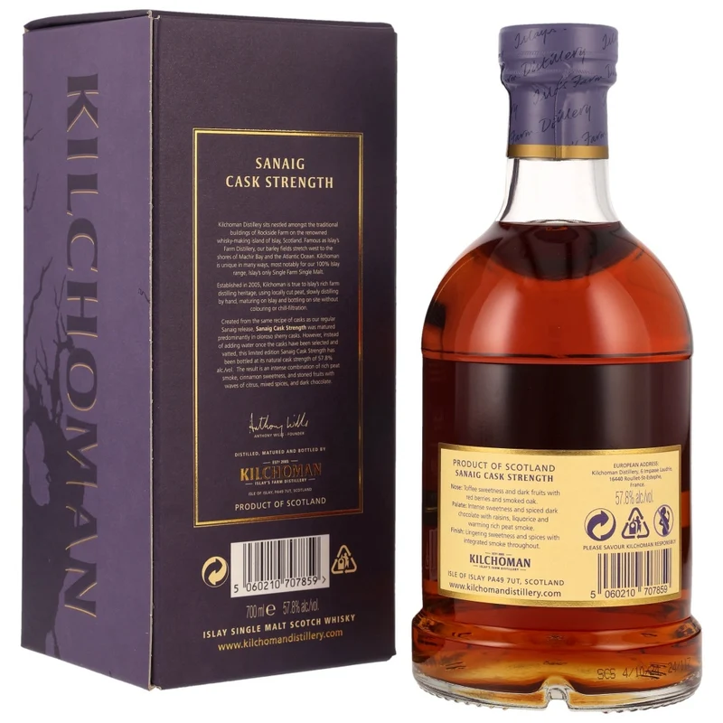 Kilchoman Sanaig Cask Strength - 2024 Edition 57,8% 0,7l