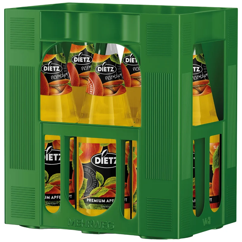 Dietz Apfelsaft Premium 6x 1 Liter (MEHRWEG)