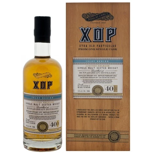 Bunnahabhain 40 Year Old 1975 Xtra Old Particular