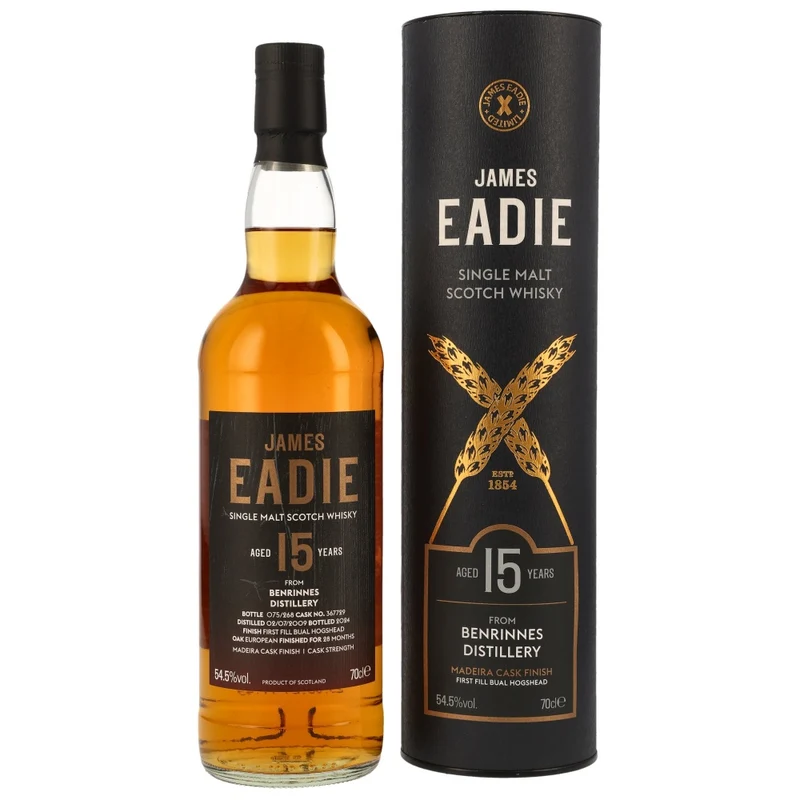 Benrinnes 15 Jahre 2009/2024 Bual Madeira Hogshead #367729 JE 54,5% 0,7l