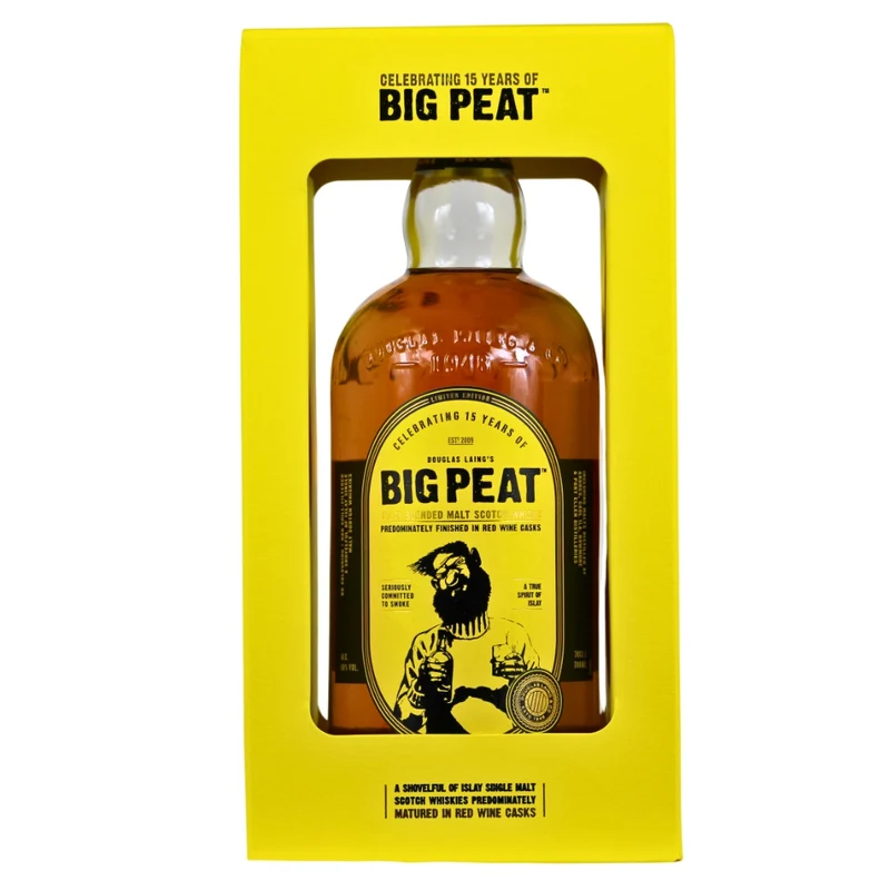 Big Peat 15th Anniversary Predominantly finished in Red Wine Casks 50% 0,7l