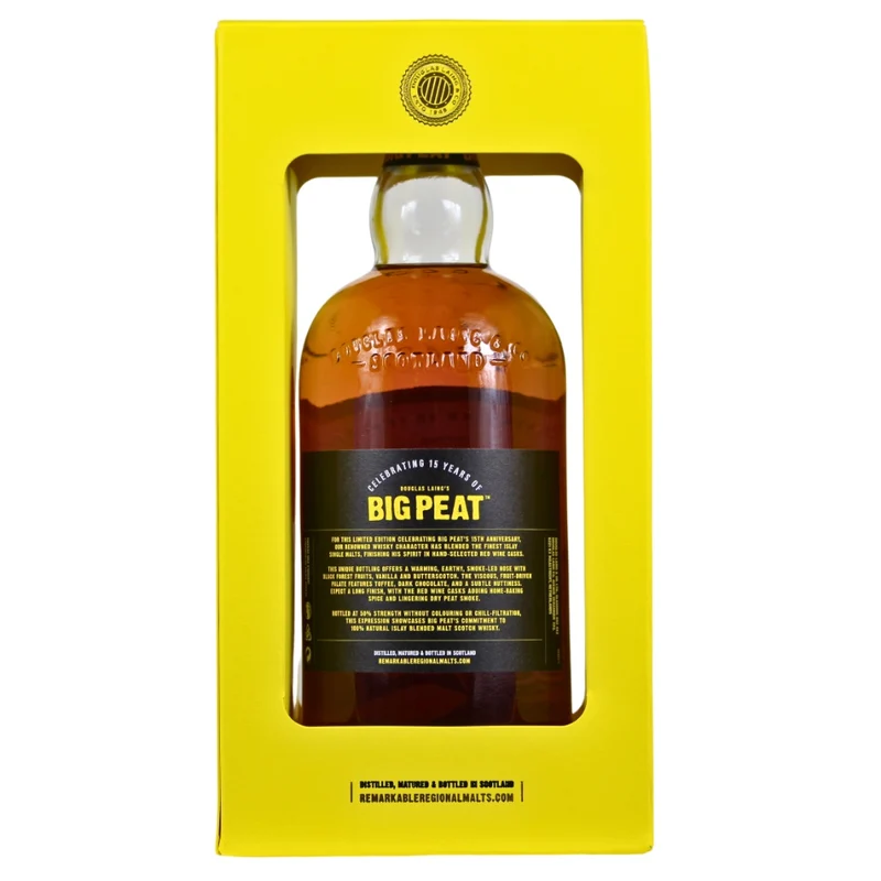 Big Peat 15th Anniversary Predominantly finished in Red Wine Casks 50% 0,7l