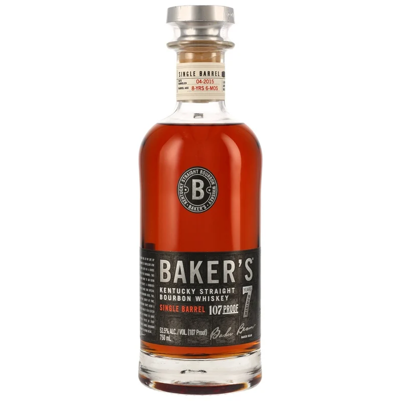 Baker's 7 Jahre Single Barrel Kentucky Straight Bourbon 53,5% 0,7l