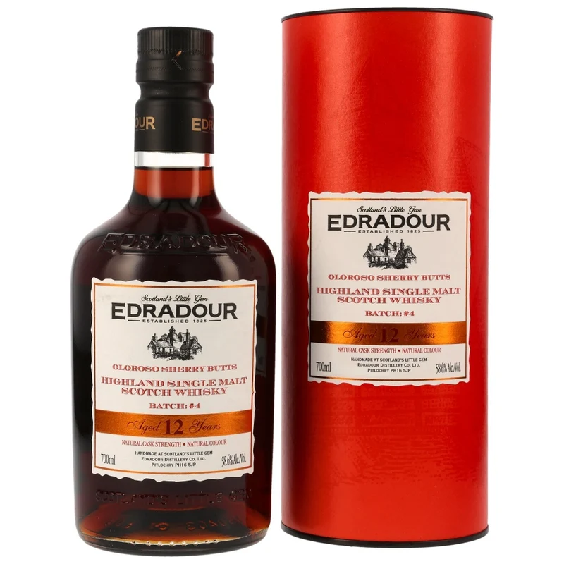Edradour 12 Jahre Cask Strength Batch #4 58,6% 0,7l