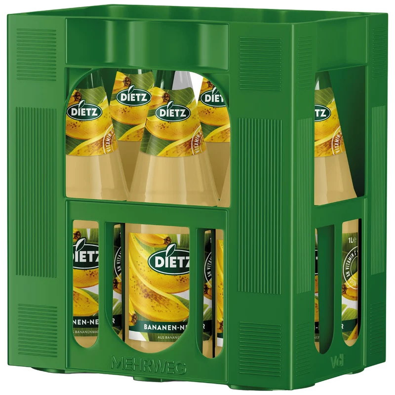 Dietz Bananen-Nektar 6x 1 Liter (MEHRWEG)