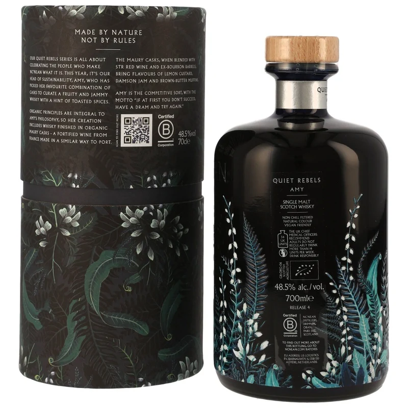 Nc'Nean Organic Single Malt Whisky Quiet Rebels Amy 48,5% 0,7l