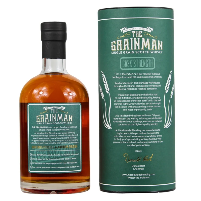 Girvan 39 Jahre The Grainman Bordeaux Barrique Finish #2215 45% 0,7l