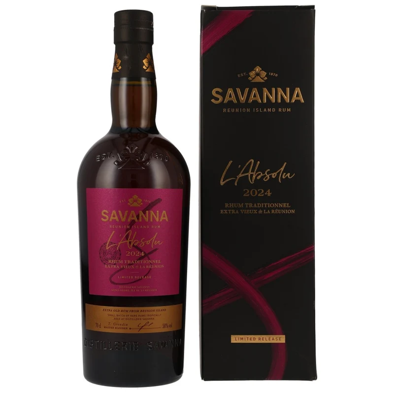 Savanna L'Absolu 2024 Rhum Traditionnel Extra Vieux de la Reunion 58% 0,7l