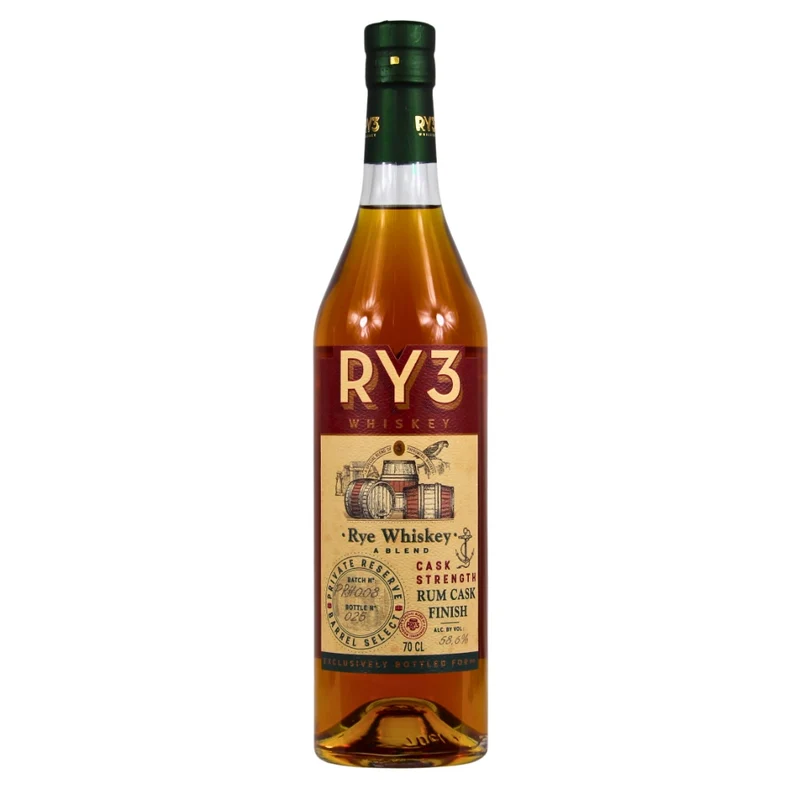 Ry3 Whiskey Blend Cask Strength Rum Cask Finish 58,6% 0,7l