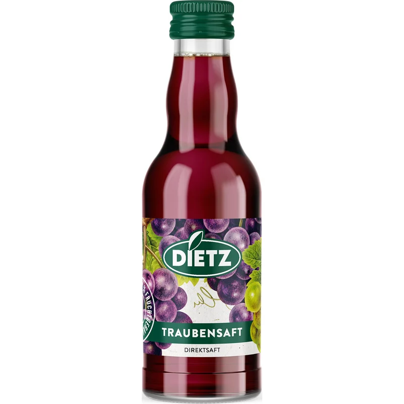 Dietz Traubensaft Rot 12x 0,2 Liter (MEHRWEG)