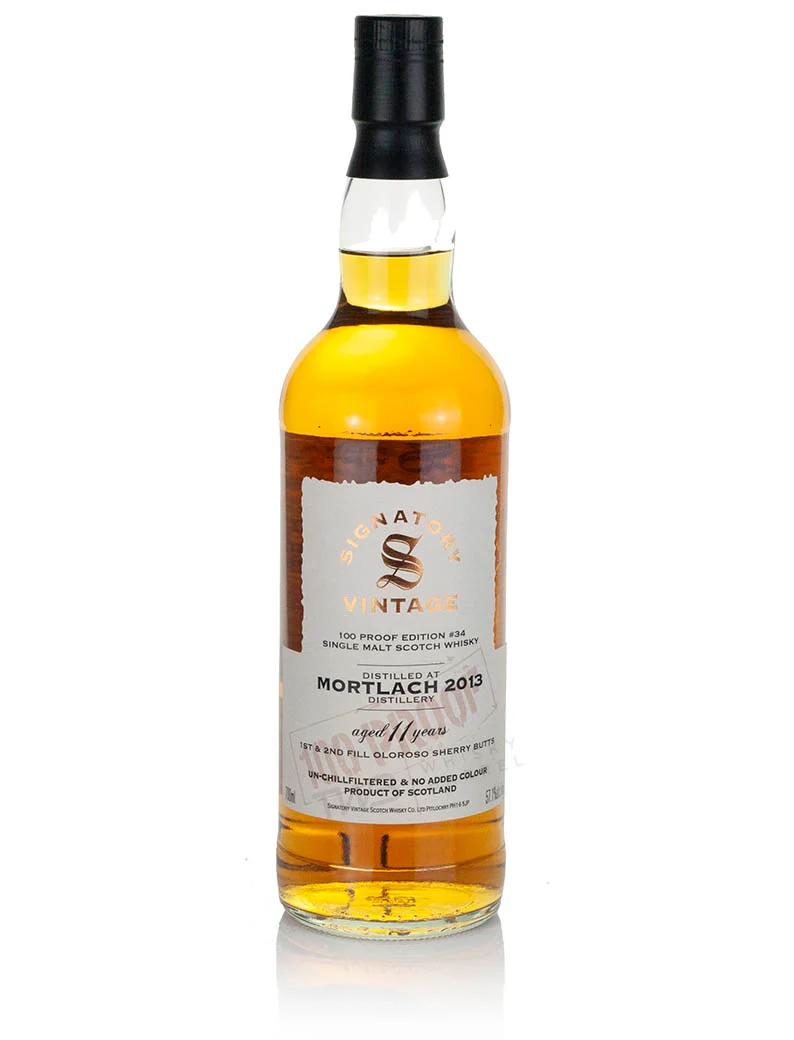 Mortlach 11 Year Old 2013 Signatory 100-Proof Edition #34