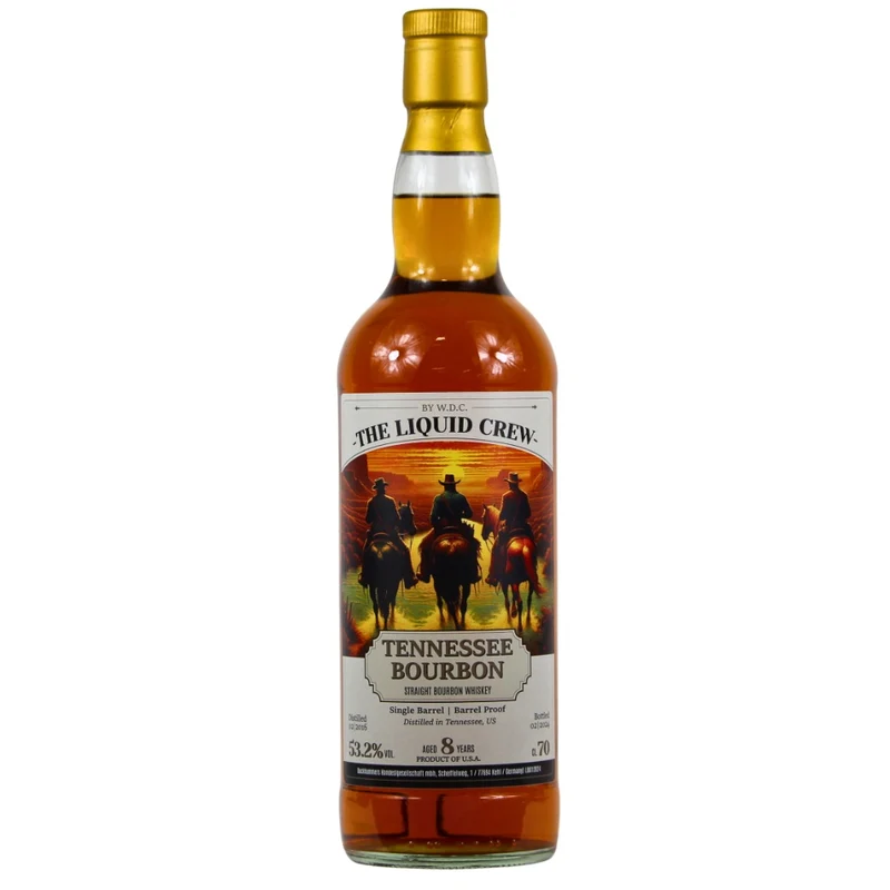 Tennessee Bourbon The Liquid Crew Single Barrel 53,2% 0,7l