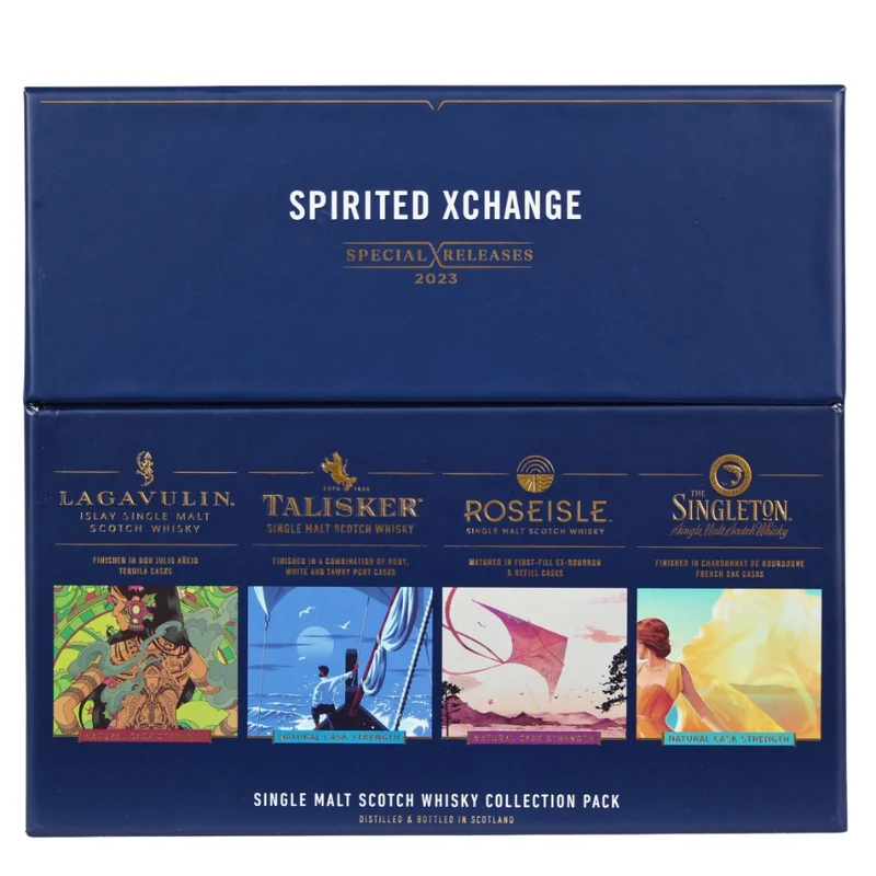 Diageo Special Release 2023 Geschenkset ~56,9% 4x0,2l