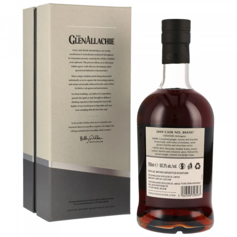 GlenAllachie 14 Jahre Single Cask PX Puncheon #804307 60,3% 0,7l