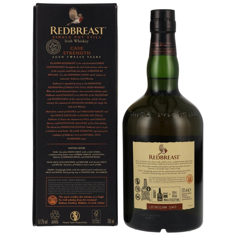 Redbreast 12 Jahre Cask Strength 2023 57,2% 0,7l
