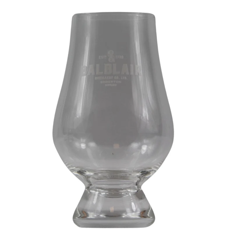 Balblair Glas mit Aufdruck
