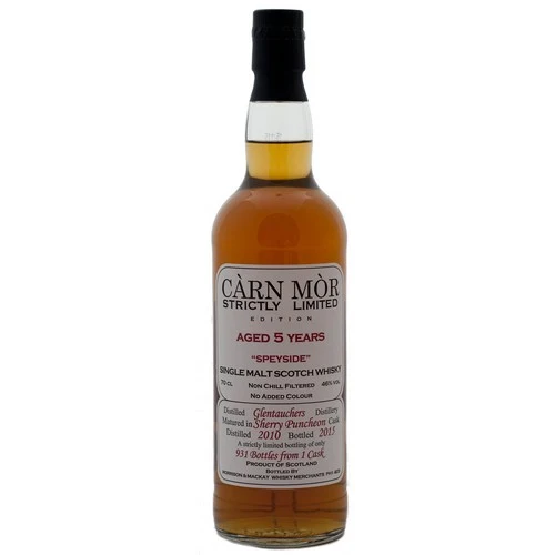 Glentauchers 5 Year Old 2010 Carn Mor Strictly