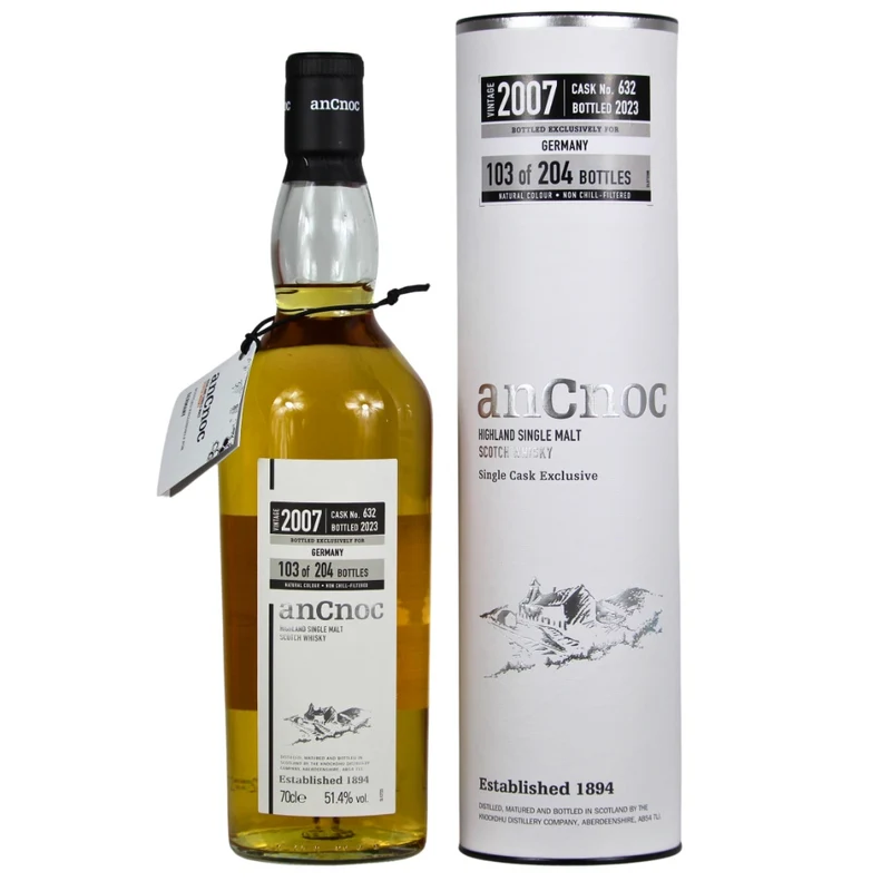 anCnoc Single Cask Exclusively for Germany #632 51,4% 0,7l