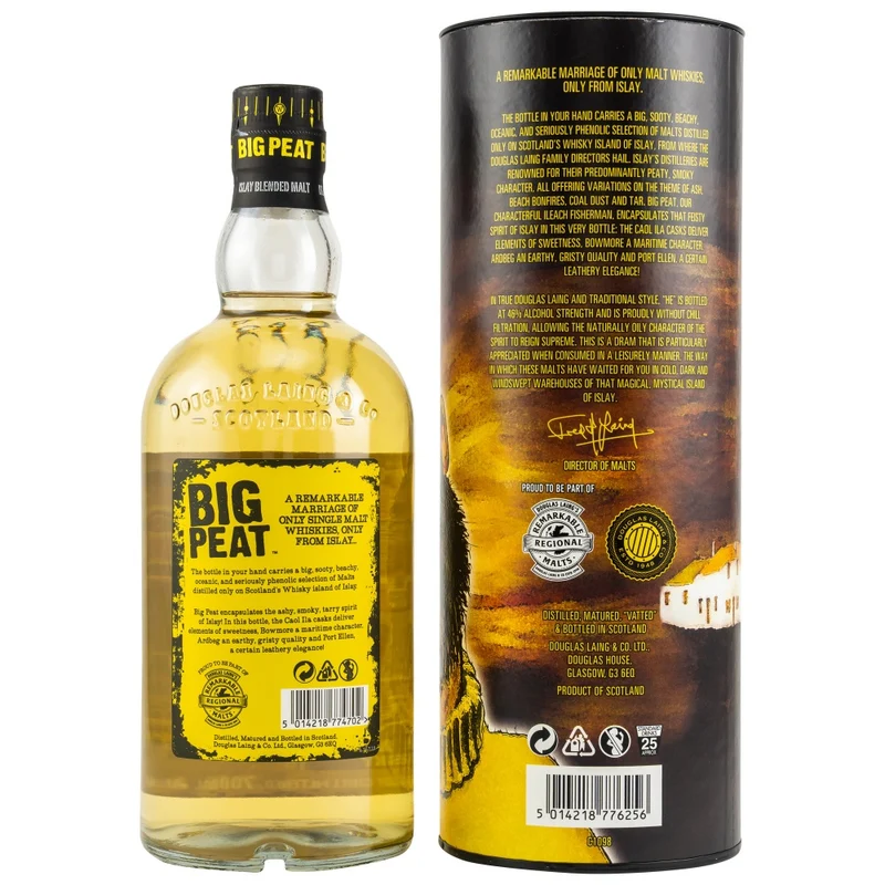 Big Peat Small Batch Islay Blended Malt Whisky 46% 0,7l