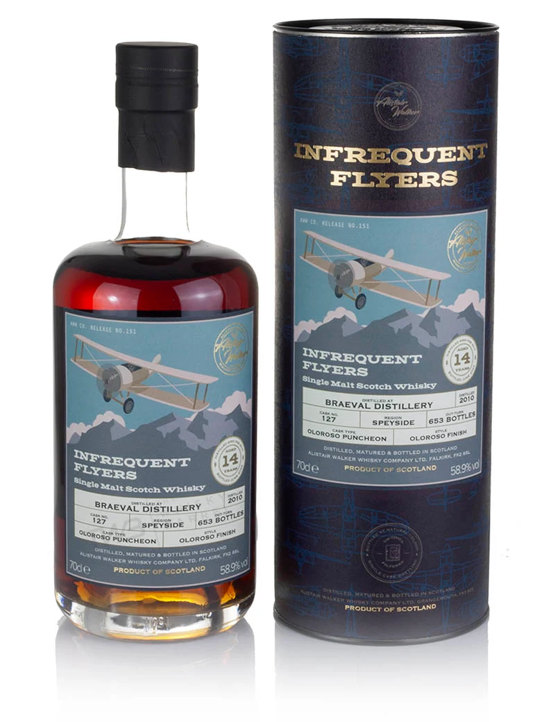 Braeval (Braes of Glenlivet) 14 Year Old 2010 Infrequent Flyers