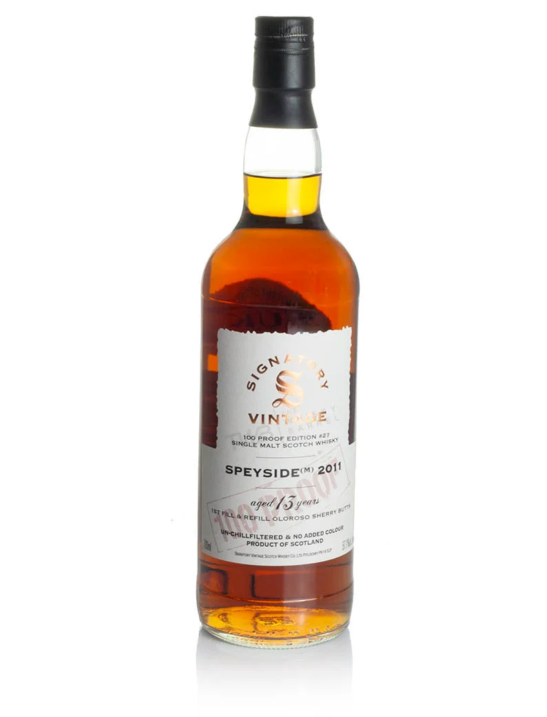 Mystery Malt (Speyside M) 13 Years 2011 Signatory 100-Proof Edition #27