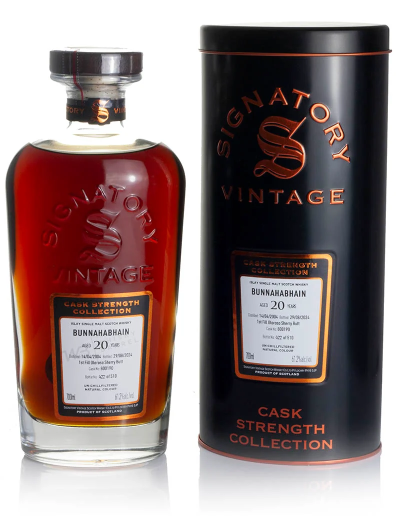 Bunnahabhain 20 Year Old 2004 Signatory Cask Strength