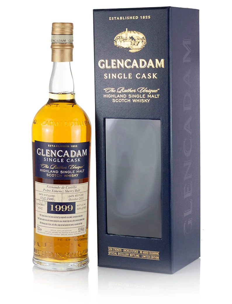 Glencadam 22 Year Old 1999 Pedro Ximenez Sherry Butt