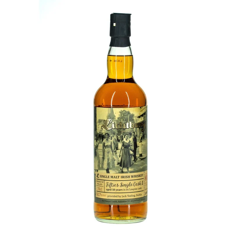 Irish Whiskey 18 Jahre Lichtburg No.10 Rolf Kaspar Fifties Single Cask II 52,7% 0,7l