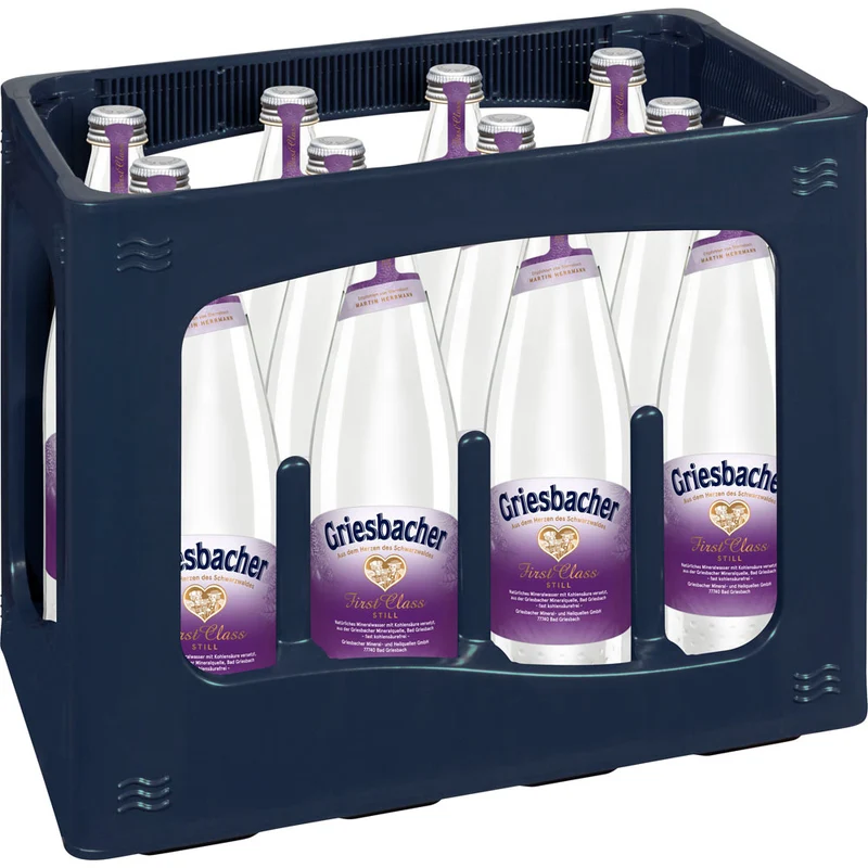 Griesbacher First Class Mineralwasser Still 12x 0,75 Liter (MEHRWEG)