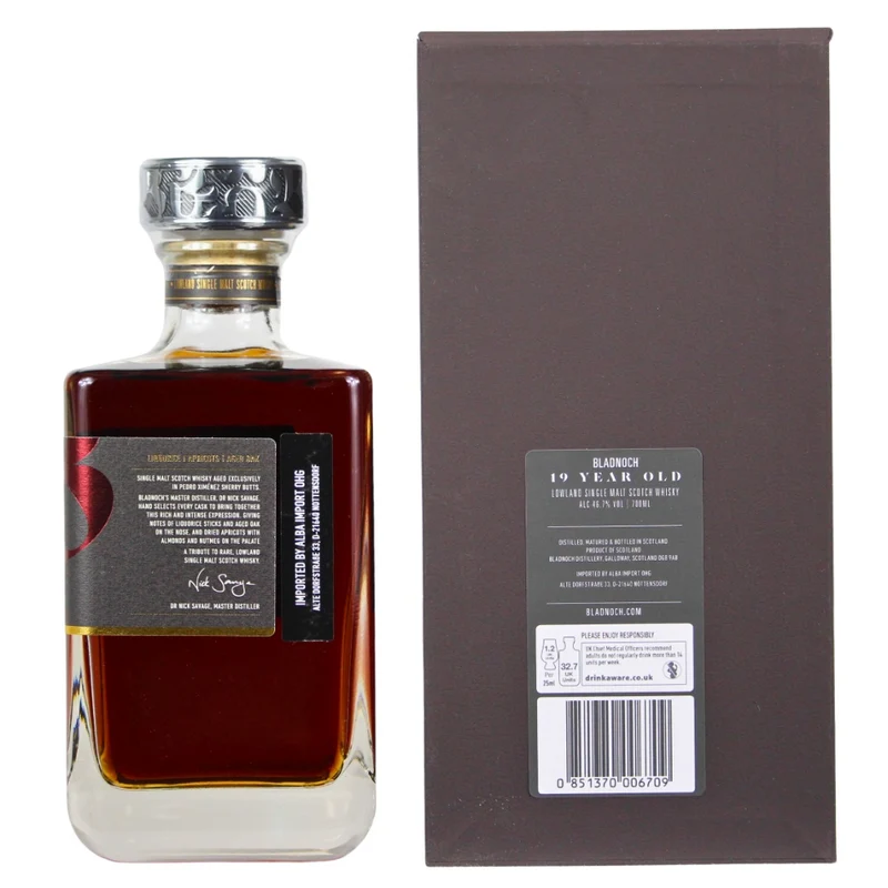 Bladnoch 19 Jahre PX Sherry Cask 46,7% 0,7l