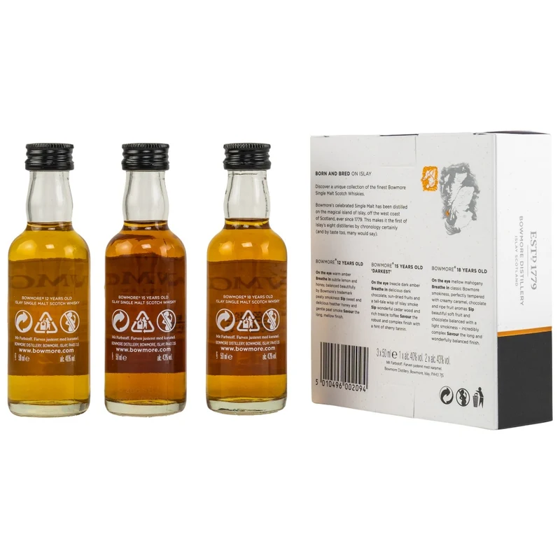 Bowmore Trio ~42% 3x0,05l