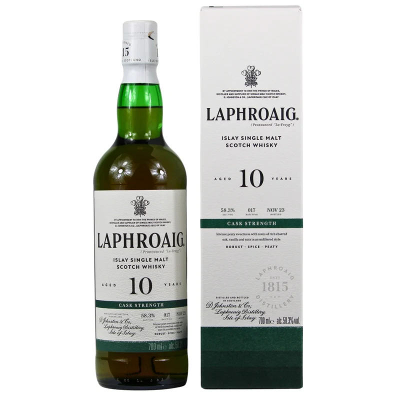 Laphroaig 10 Jahre Cask Strength Batch 17 58,3% 0,7l