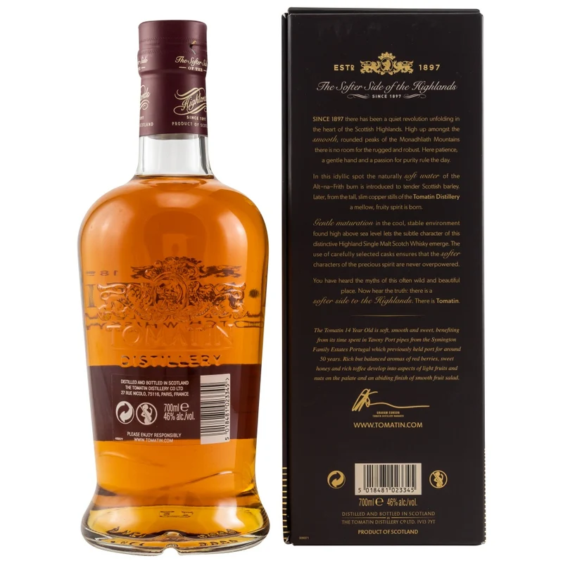 Tomatin 14 Jahre Port Casks 46% 0,7l