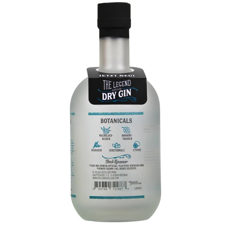 Bud Spencer The Legend Dry Gin 41,3% 0,7l