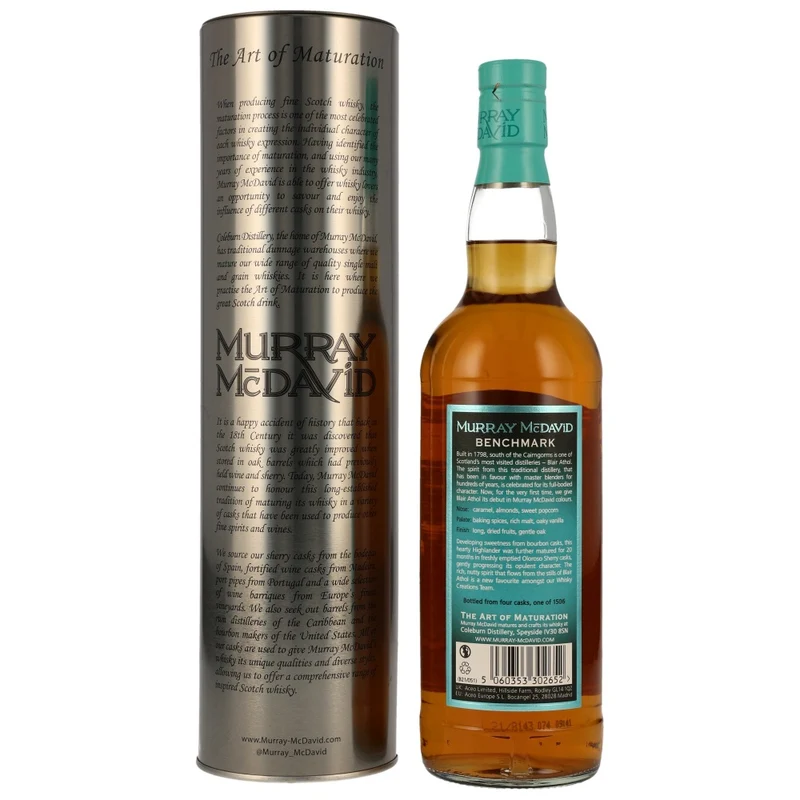 Blair Athol 12 Jahre 2008/2021 Murray McDavid 46% 0,7l