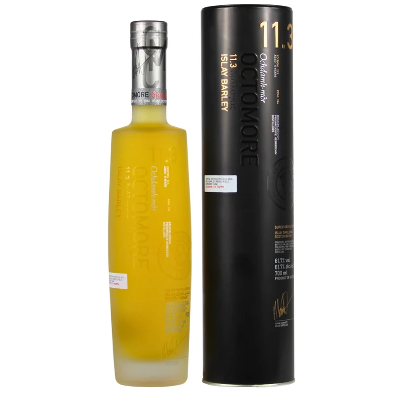 Octomore 11.3 Super Heavily Peated 194ppm Islay Barley 61,7% 0,7l