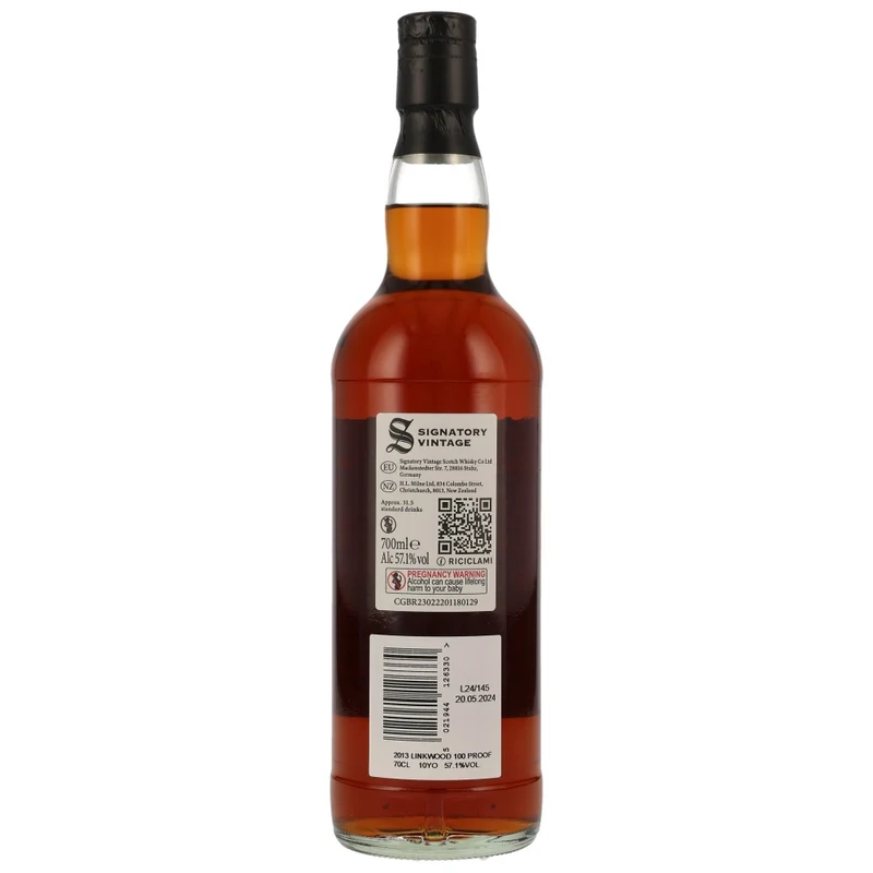 Linkwood 10 Jahre 100 Proof Edition #19 SV 57,1% 0,7l