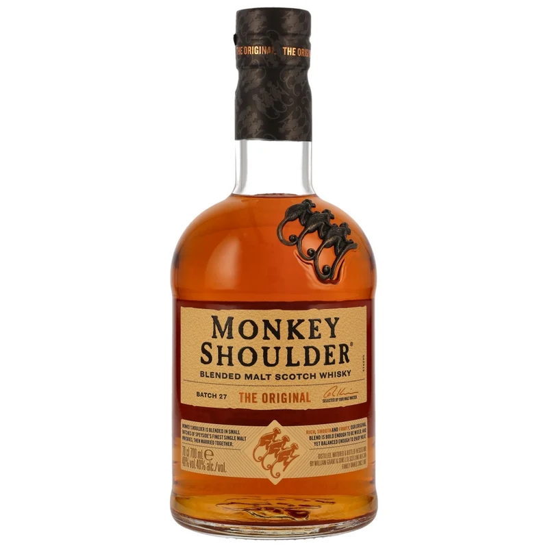 Monkey Shoulder Blended Malt Scotch Whisky 40% 0,7 l